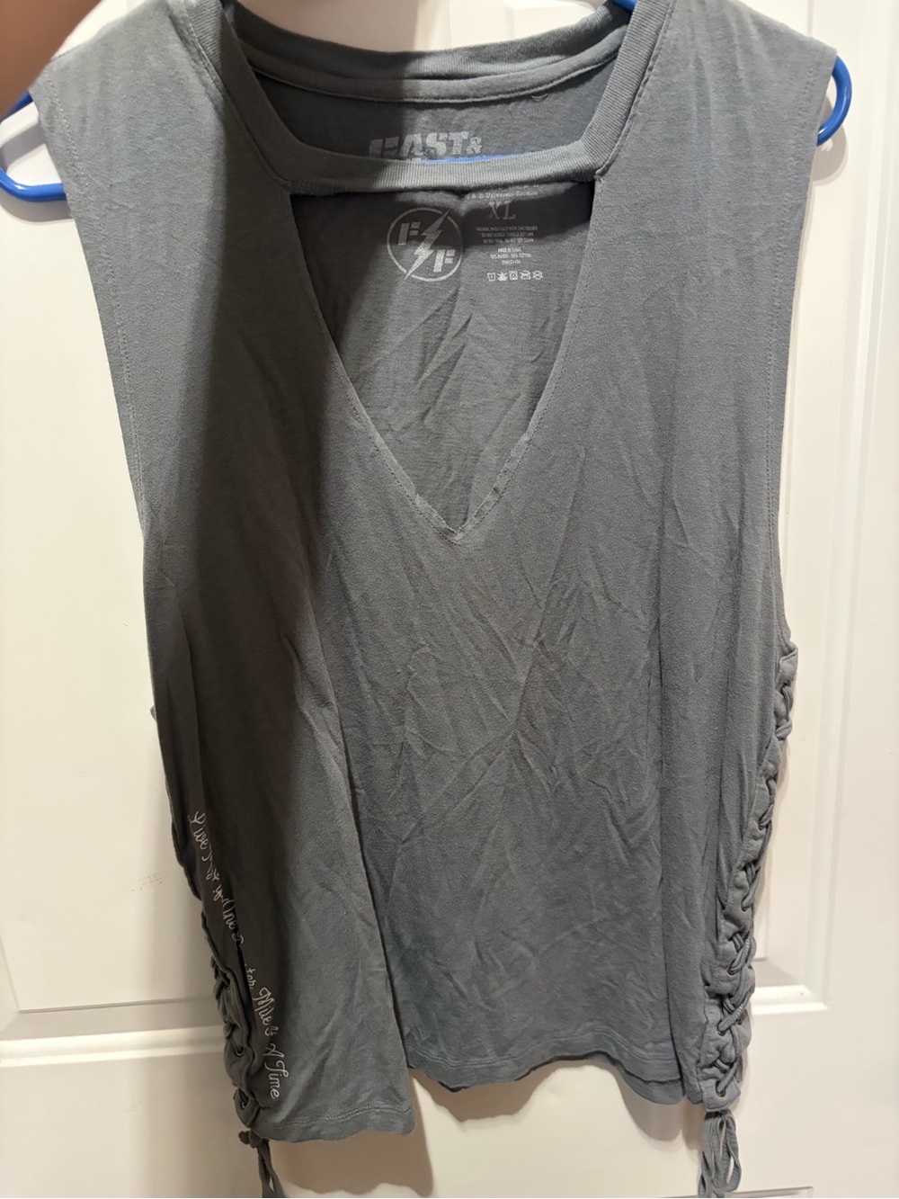 Buckle affliction fast& furious tank top X large